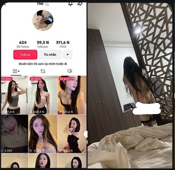 Clip sex Tiktok dáng người mẫu