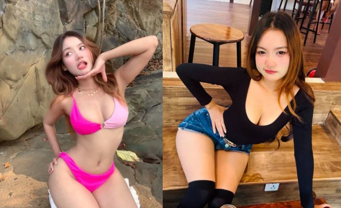 Em gái eo thon bị nện cho nhấc người