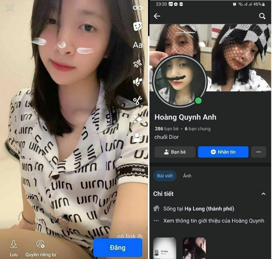 Quan hệ nàng Hoàng Quỳnh Anh nước chảy