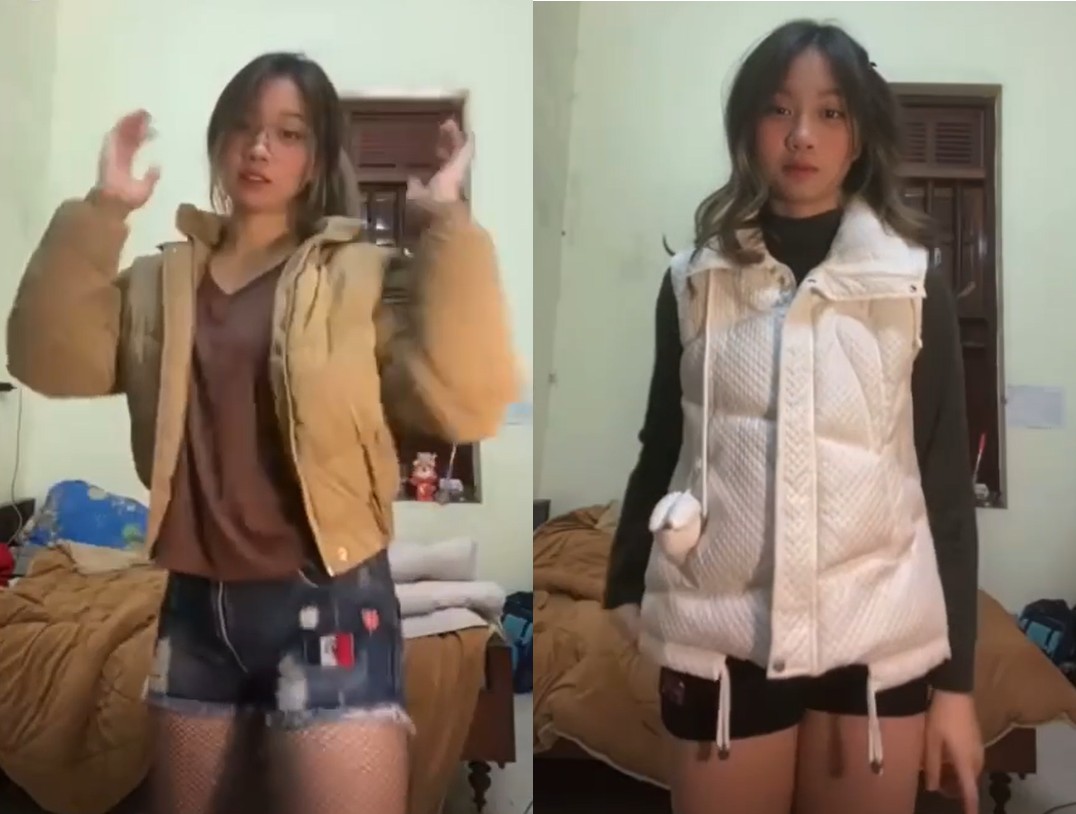 Sinh viên nhún dẻo trên hàng to sướng tê